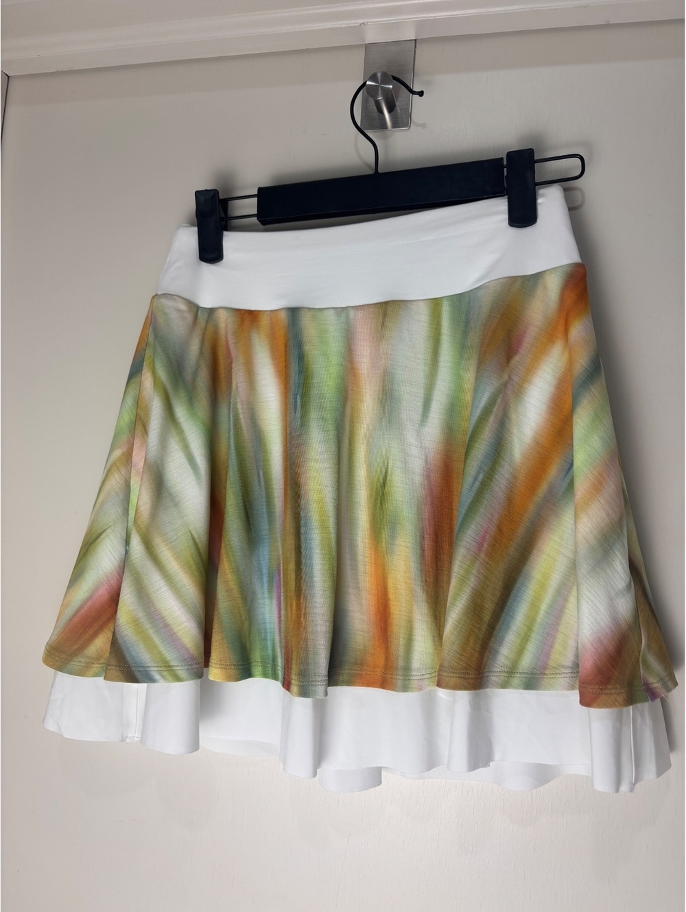 CALIA Women’s XS Double Layer Mesh Golf Skort Filtered Flora Multi NWT